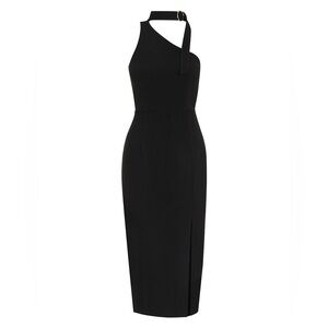 Zimmermann Black Neck-Tie Dress